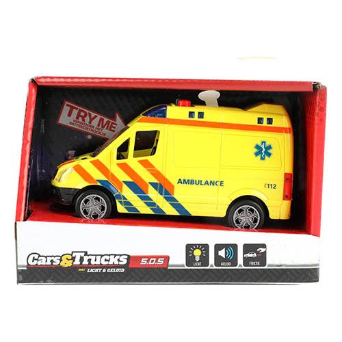 Ambulance med Lys/Lyd 15 cm