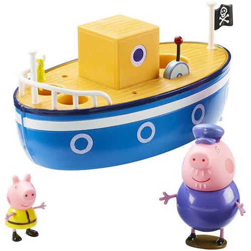 Gurli Gris Bedstefar Gris Båd Badelegetøj