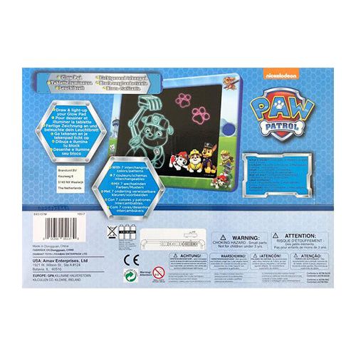 Paw Patrol "Glow in the dark" magnet tegnetavle