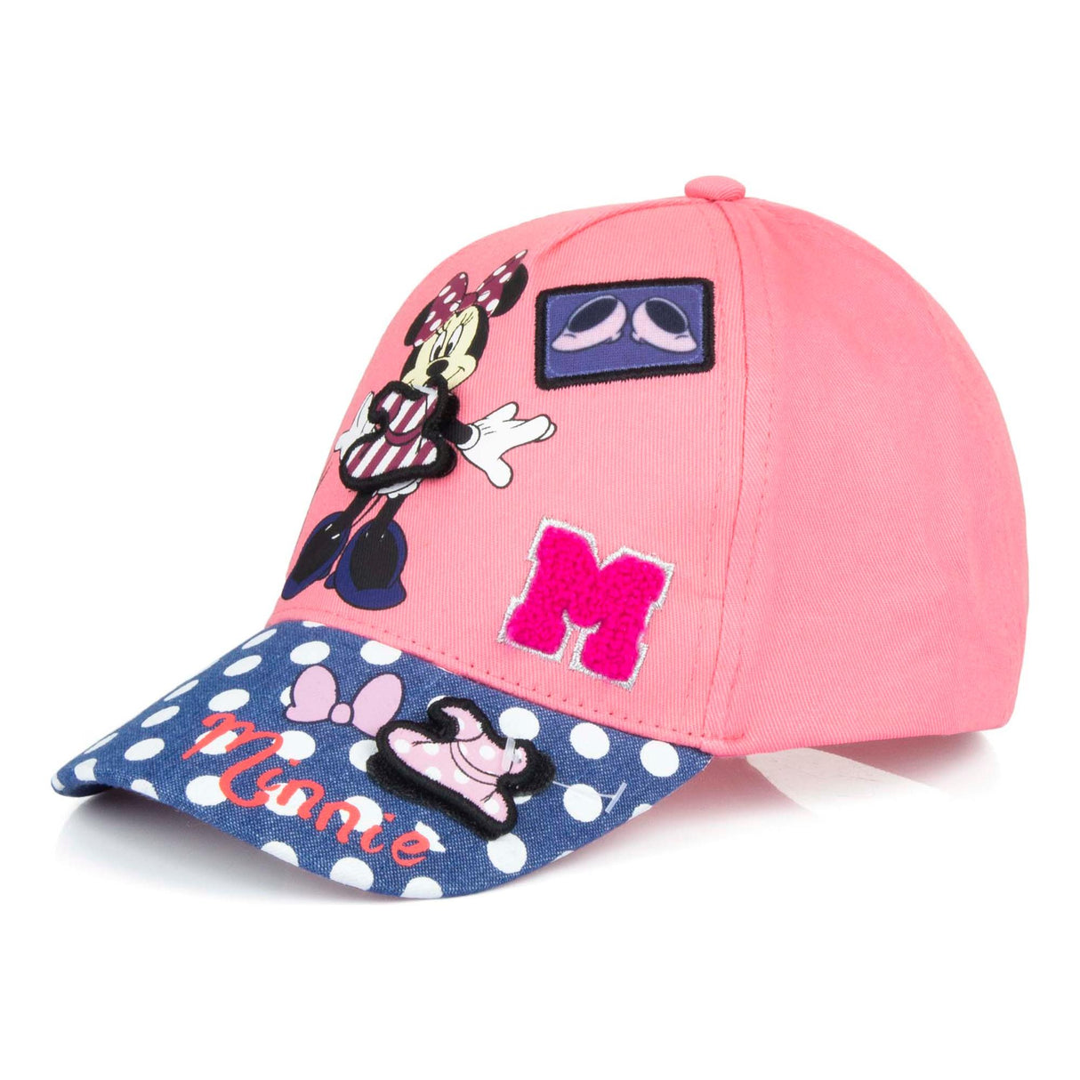 Minnie Mouse "Dots" lyserød kasket