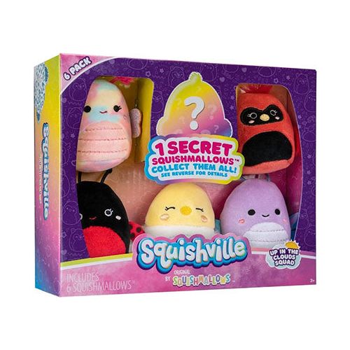 Jazwares Squishmallows Squishville 6-Pak S1 Up In The Clouds