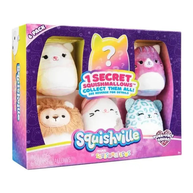 Squishville - 6 pack Asst S1 - Purr-fect Squad