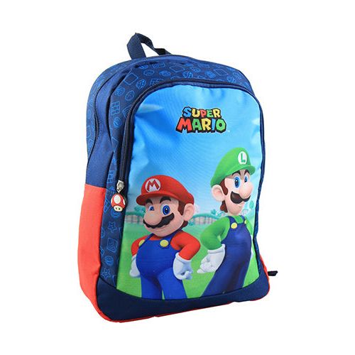 Super Mario skoletaske/rygsæk 38 cm