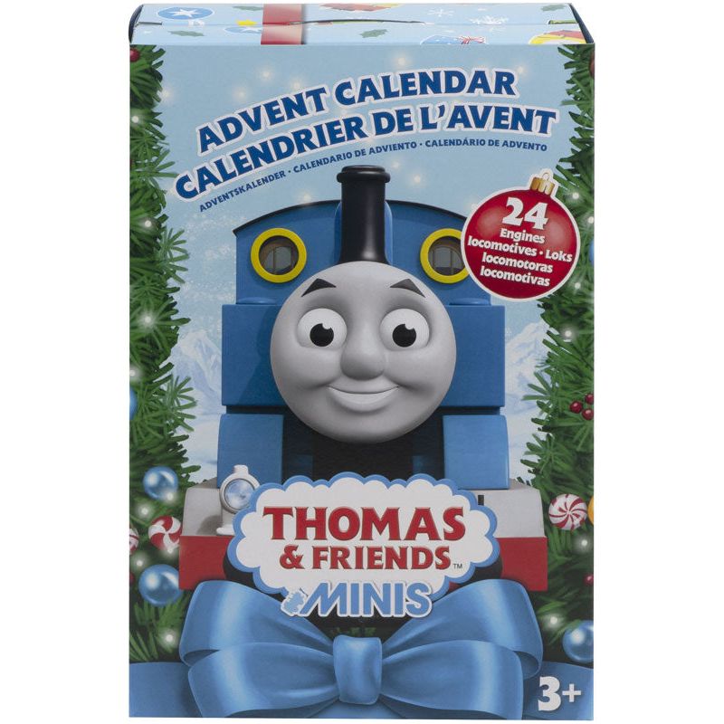 Thomas Tog julekalender med 24 små tog