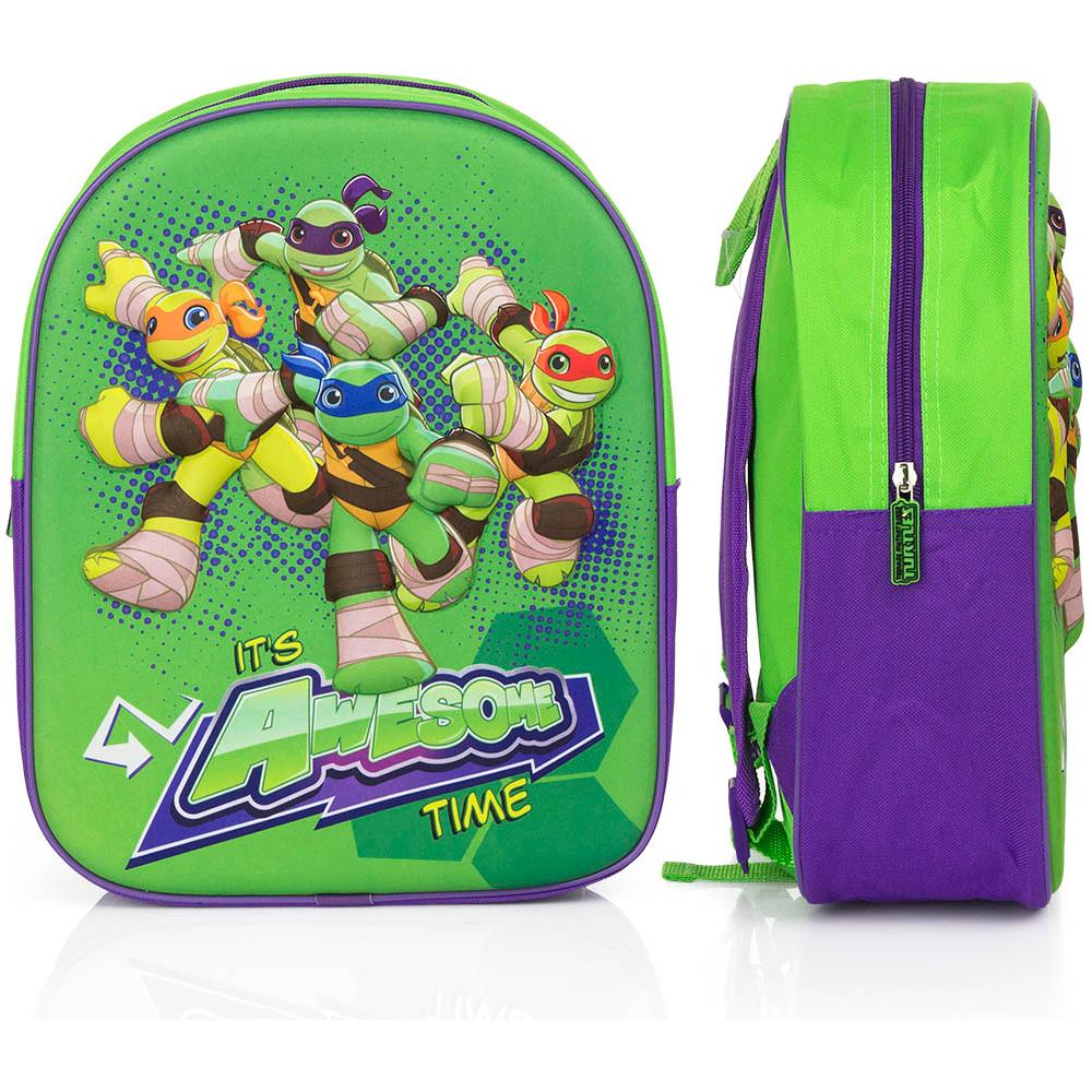 Turtles 3D børnehave rygsæk/taske 32 cm høj