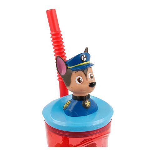 Paw Patrol 3D krus med sugerør 360ML