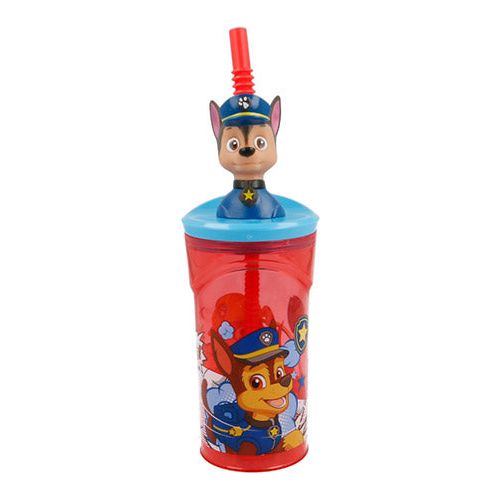 Paw Patrol 3D krus med sugerør 360ML