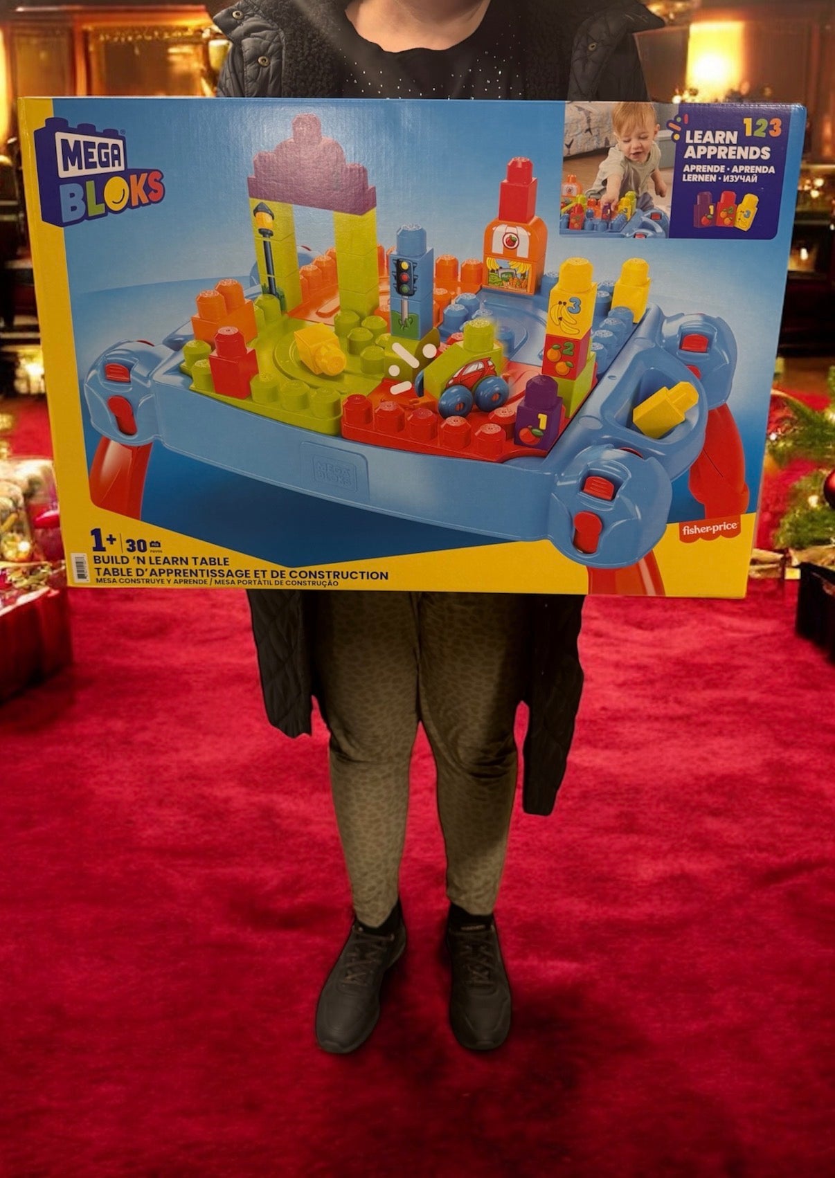 Mega Bloks transportabelt legebord 13x40x61 cm legesæt