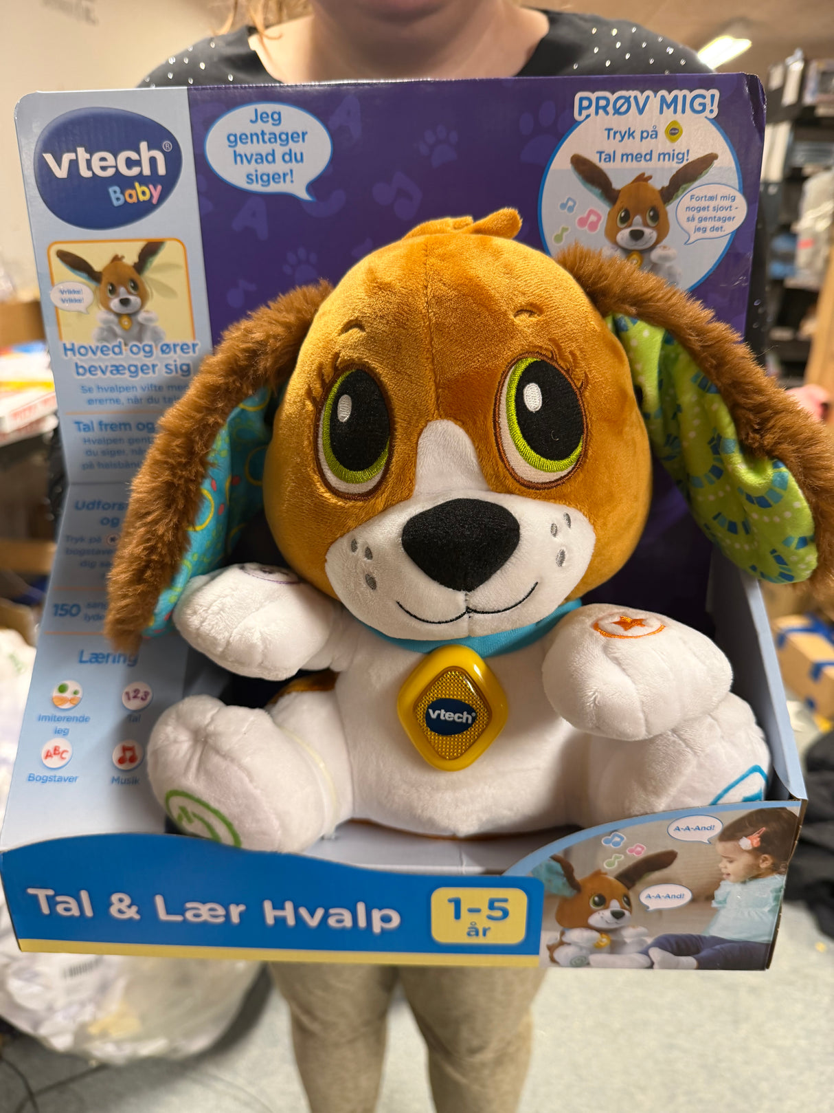 Vtech hundehvalp med dansk tale +200 sange, ord og sætninger