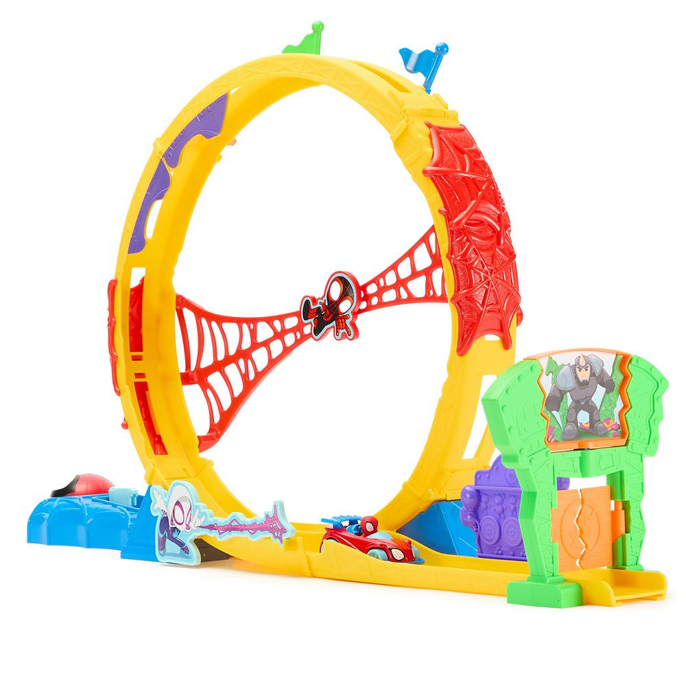 Spidey Amazing Metals Superloop bilbane med bil - 71 cm