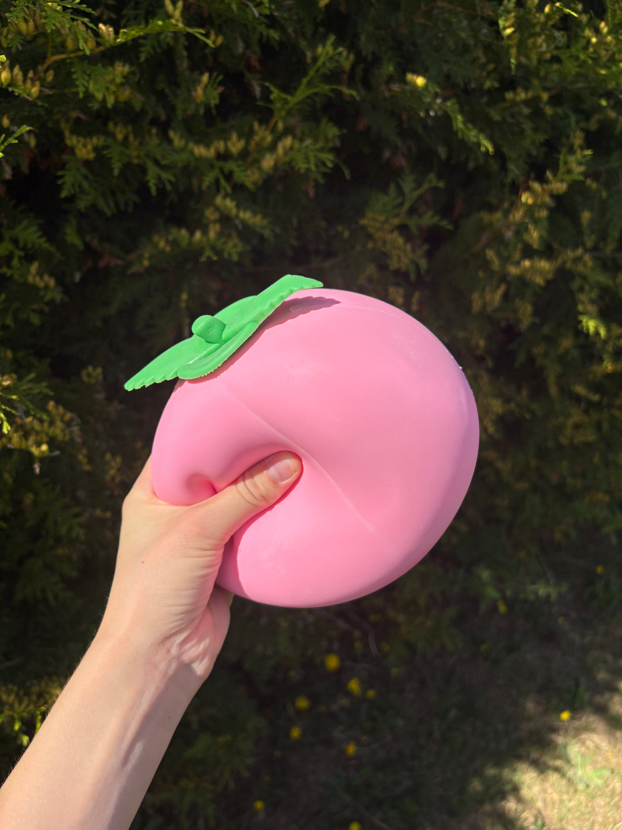 XXL Squishy fersken (2 farver - leveres assorteret )