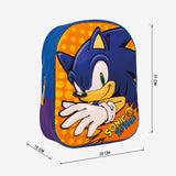 Sonic "Speed" 3D rygsæk 32 cm