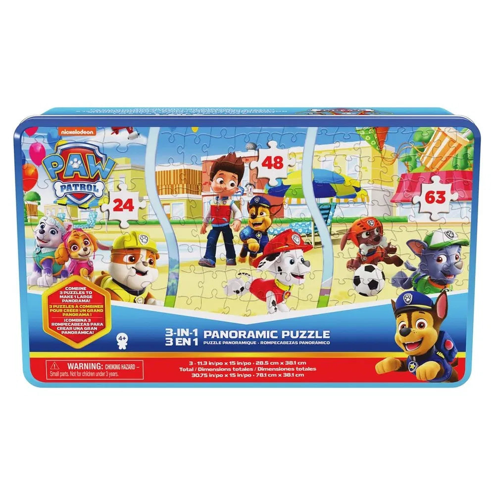 Paw patrol puslespil 3 i 1