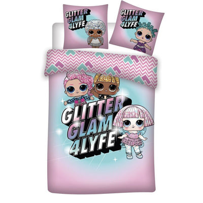 LOL Glitter glam 4Lyfe senior sengesæt 100% bomuld