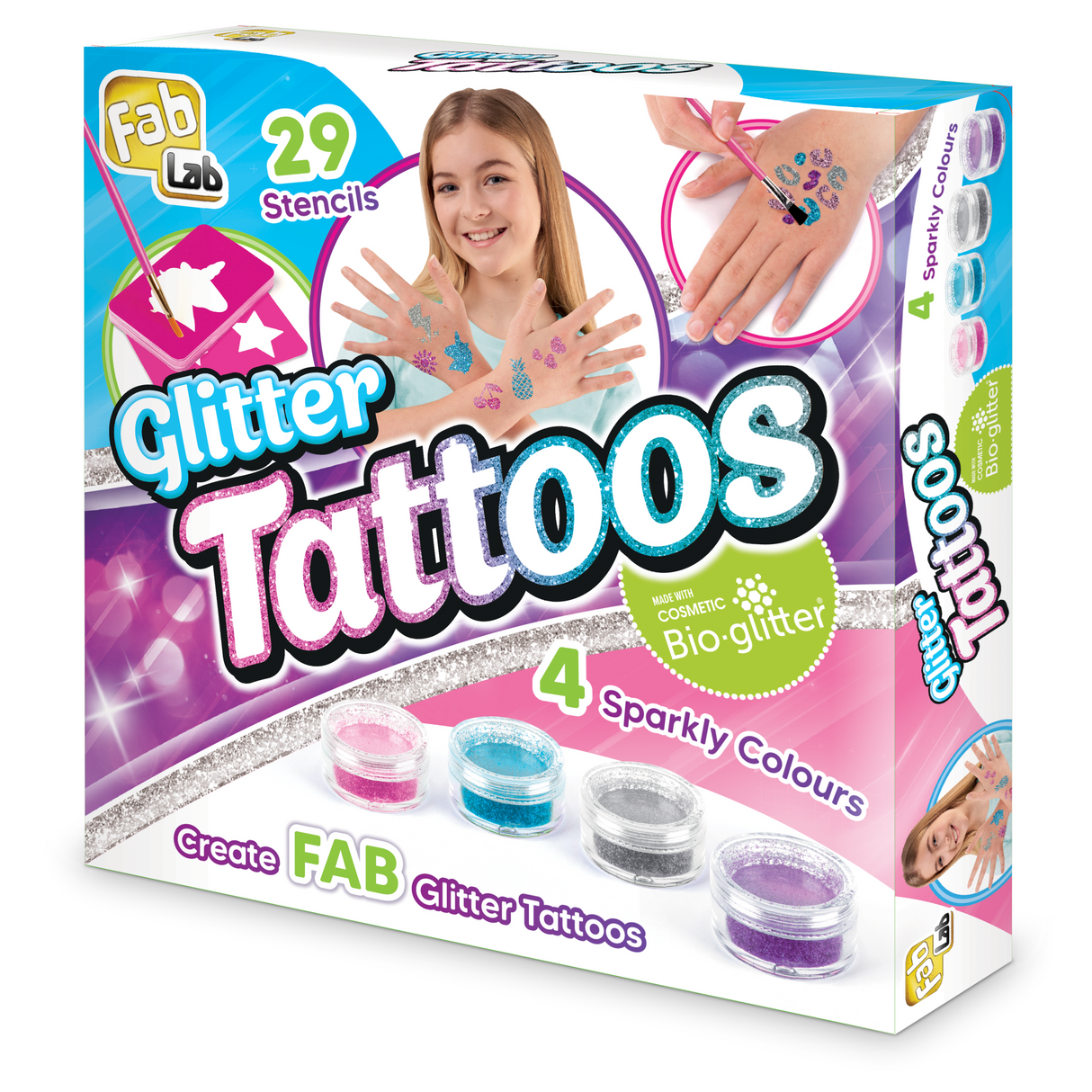 FabLab Glitter tatoveringer