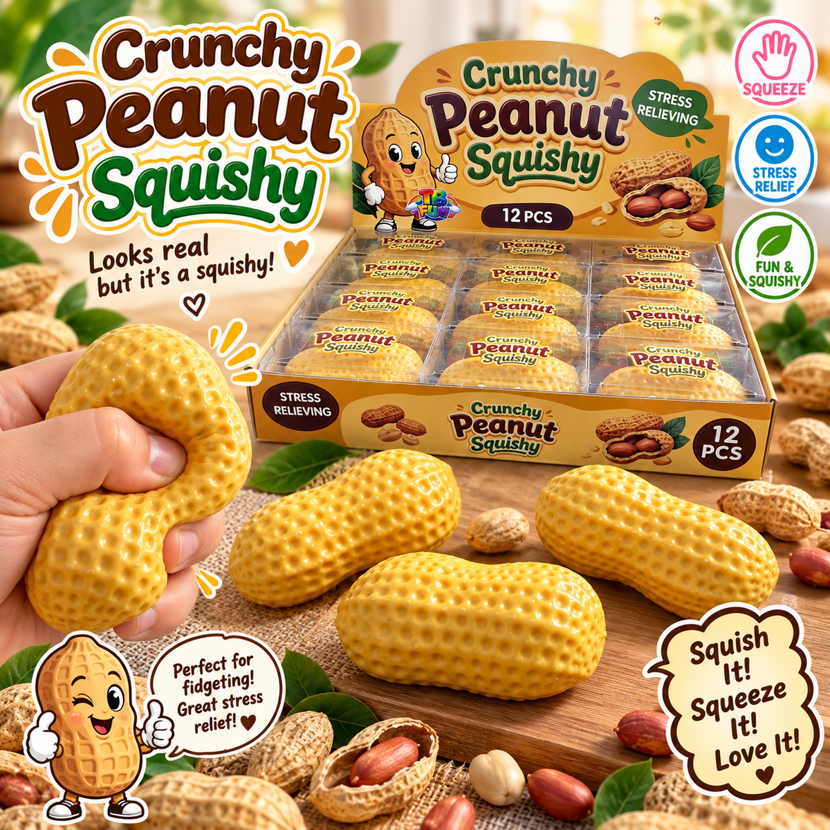 Crunchy peanut Squishy