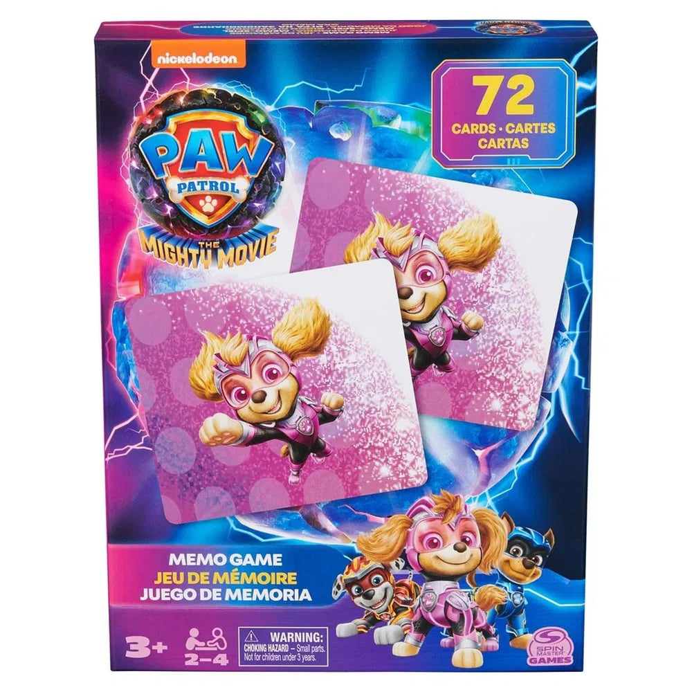 Paw Patrol Vendespil, 72 kort