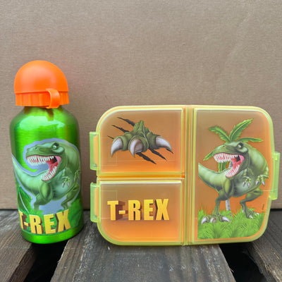 Dinosaur T-Rex Premium startersæt madkasse/drikkedunk