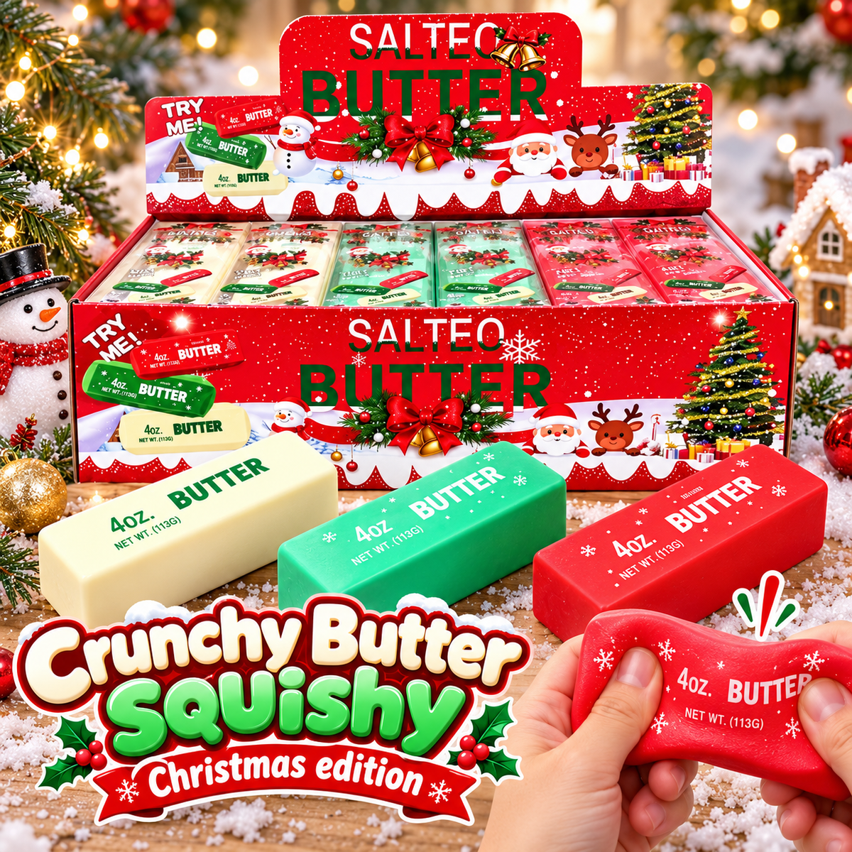 Chrunchy christmas butter squishy
