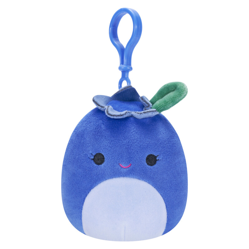 Squishmallows 9 cm nøglering "Bluby the blueberry"