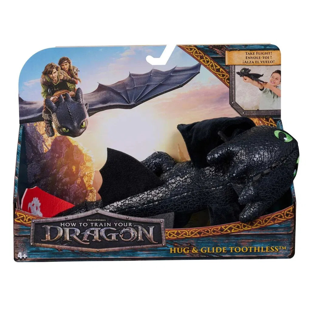 Dragons Movie Gliding Hug Toothless Plush 30 cm