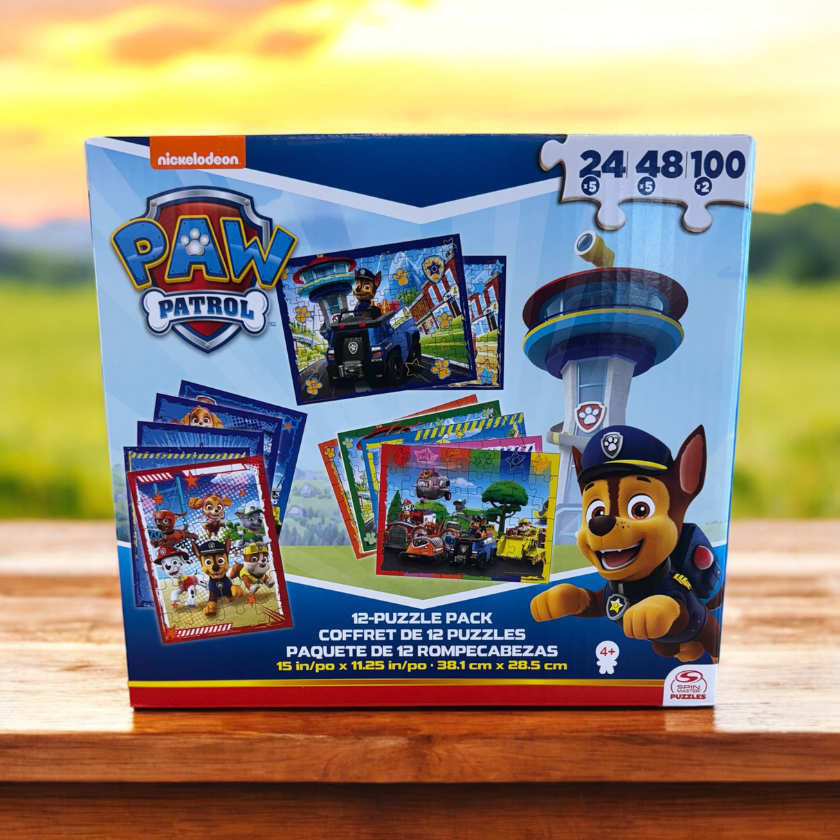 Paw patrol 12 pack puslespil