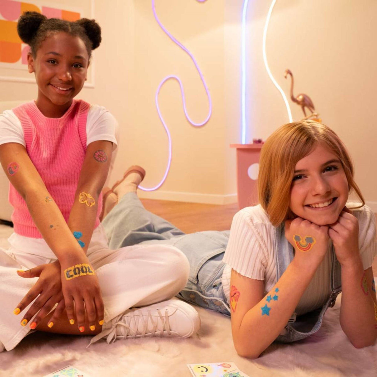 FabLab Glitter Tatoveringer med Glow in the dark effekt.