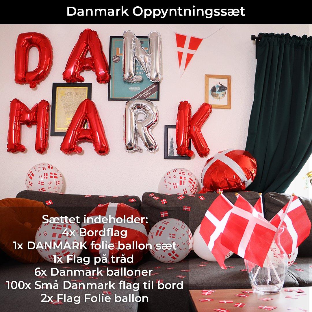 EM Danmark pynte sæt med 114 dele