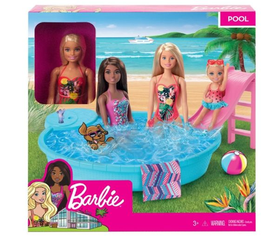 Barbie Dukke Med Pool