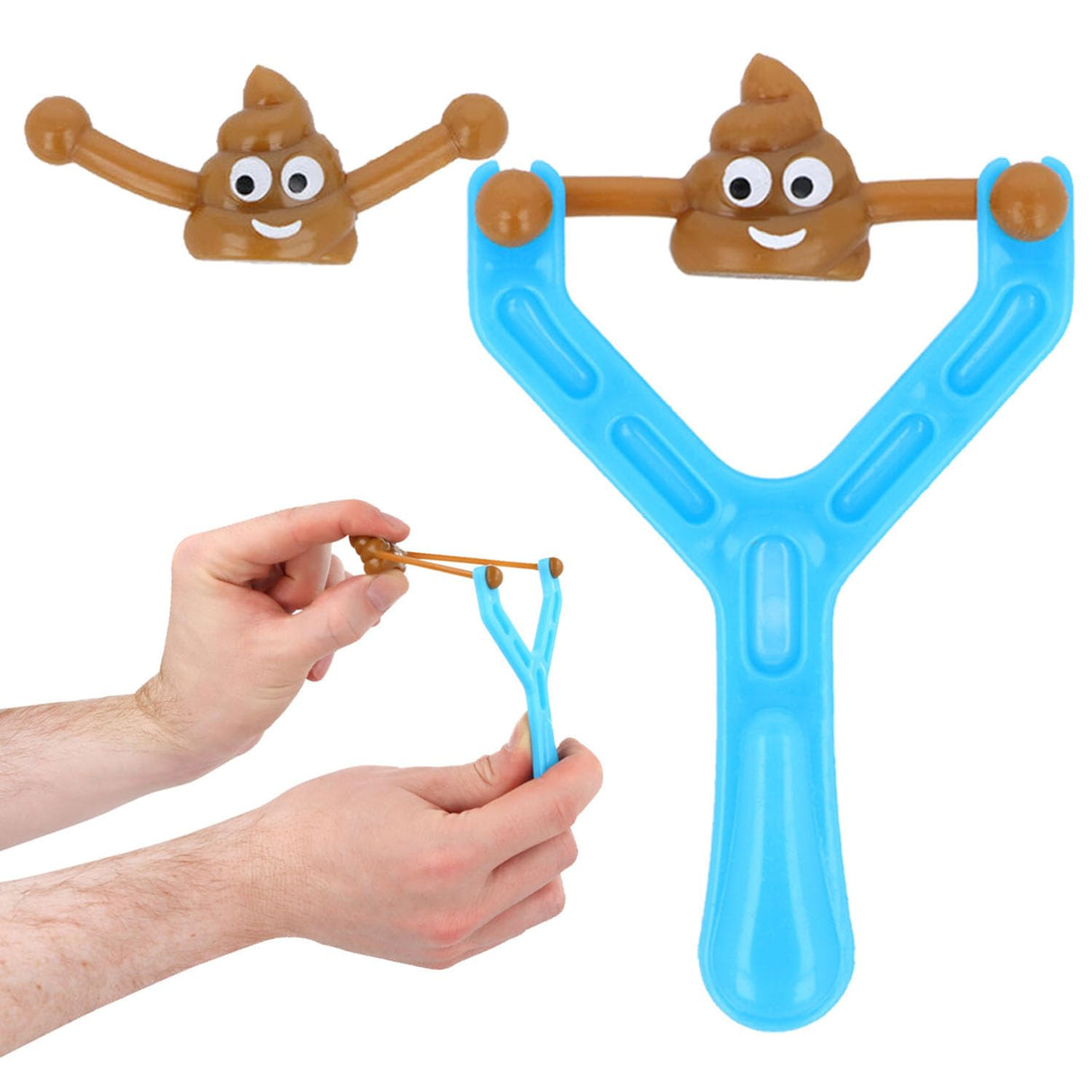 Poo catapult slingshot