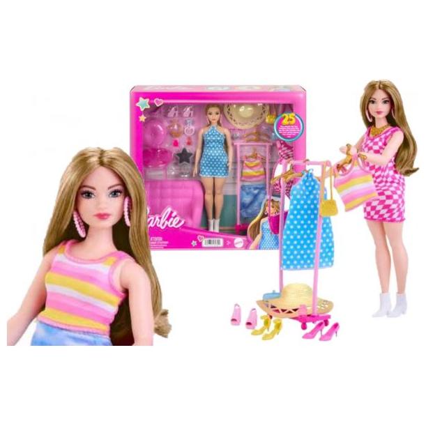 Barbie Classic Stylist Og Garderobeskab