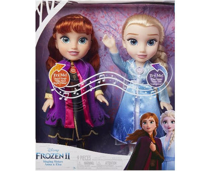 Frozen Anna & Elsa Dukker Med Lyd