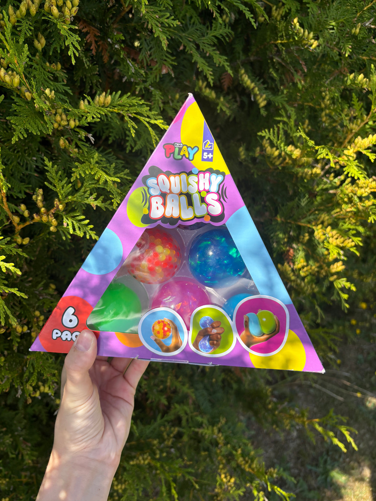 6 PACK XL Squishy balls
