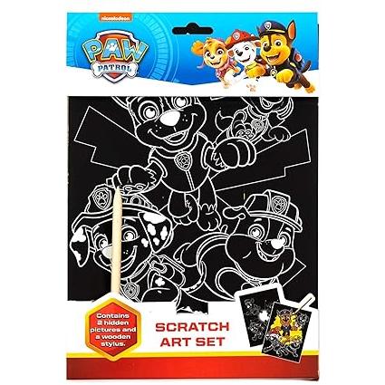 Paw Patrol Scratch Art Sæt