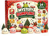 (FORUDBESTILLING) Squishy julekalender med 24 overraskelser (EU) - Kalenderen måler 29x20 cm
