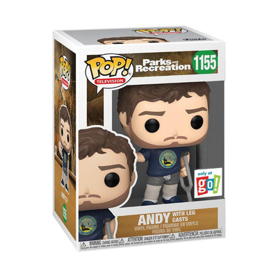 POP! TV Parks and Recreation Andy with leg cast