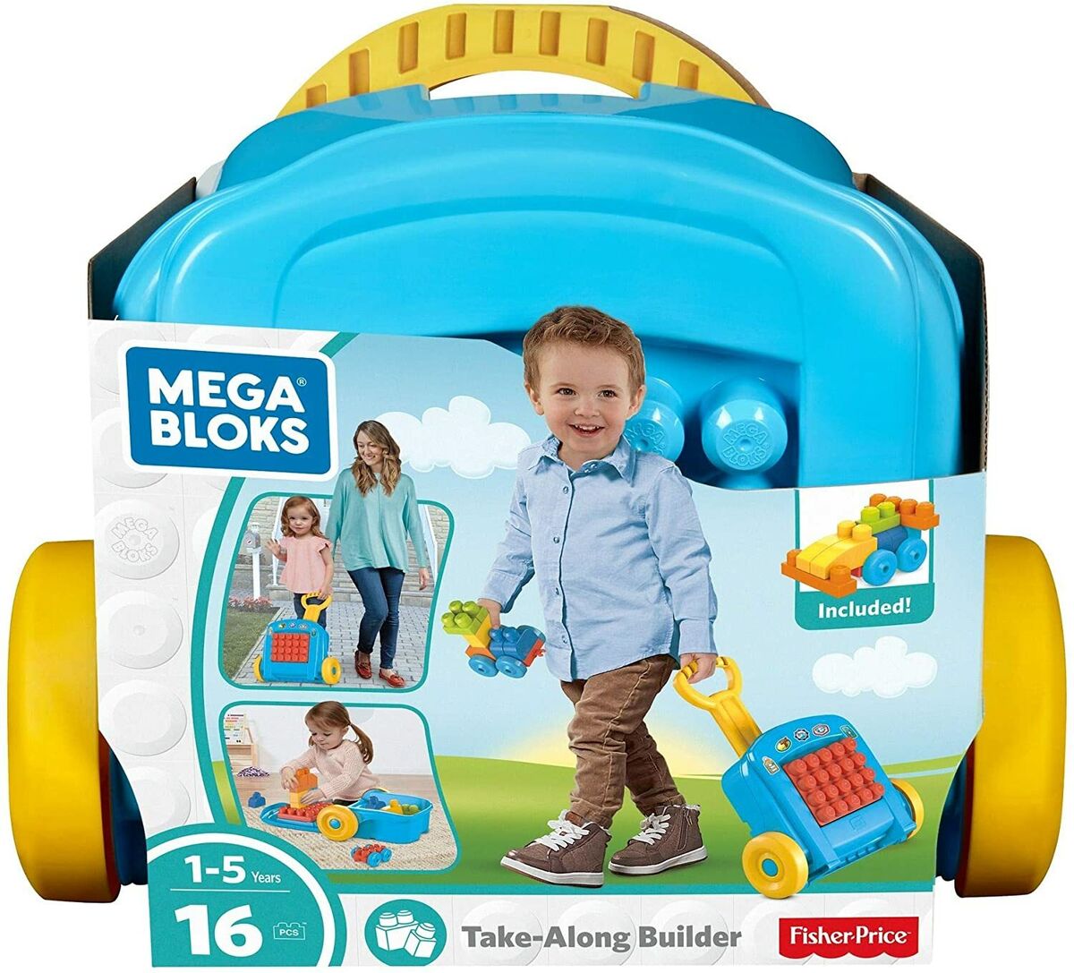 Mega bloks take-along bygge kuffert