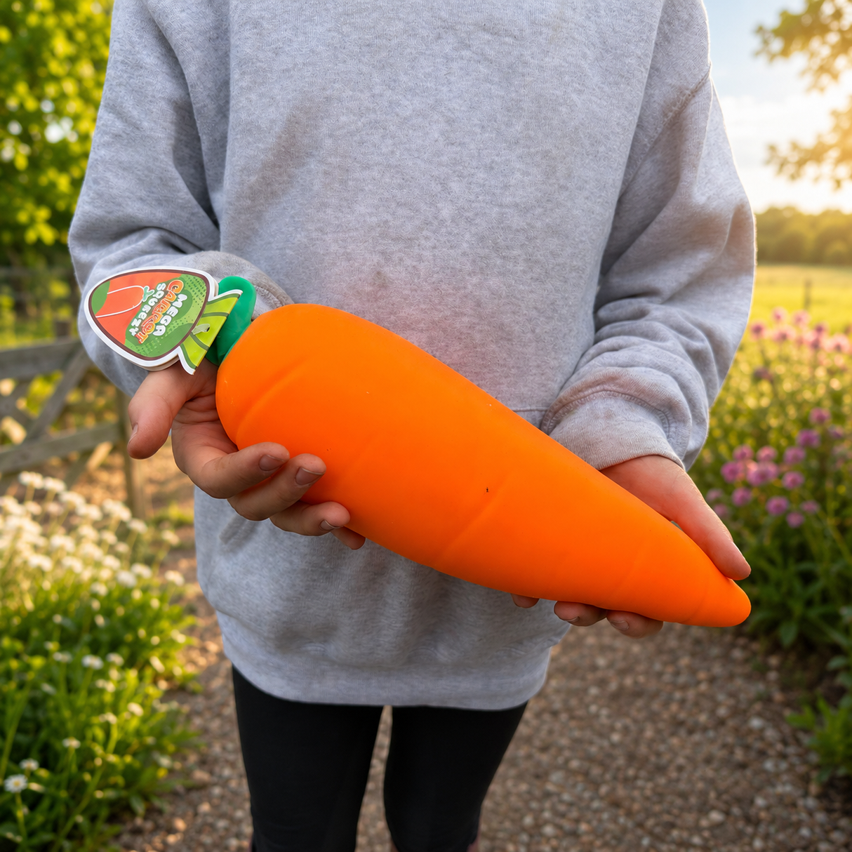 XXL Squishy gulerød 34 cm