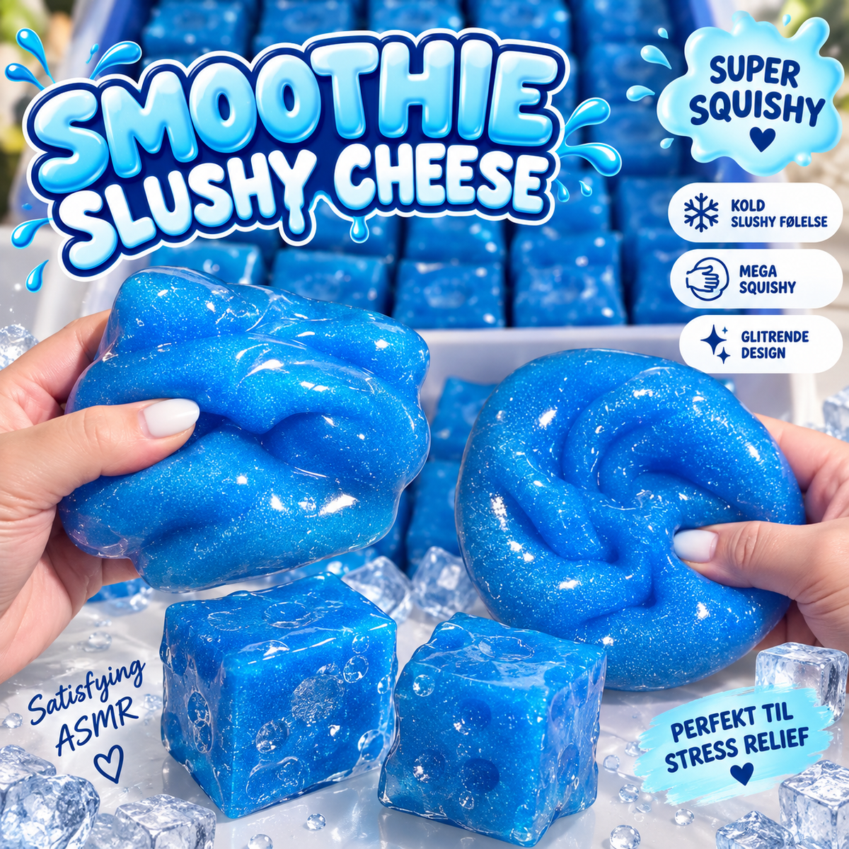 Smoothie slushy cheese Squishy (levering 7 dage)