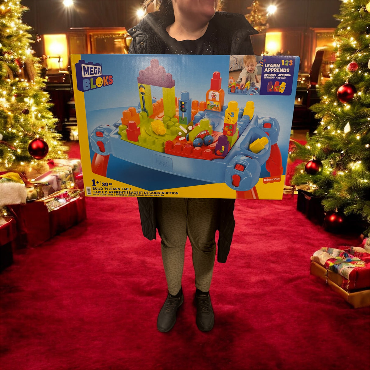 Mega Bloks transportabelt legebord 13x40x61 cm legesæt