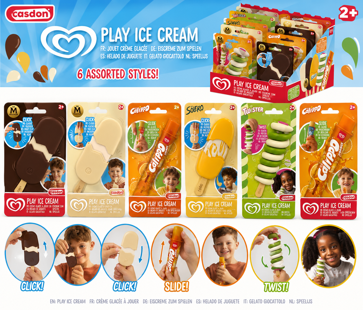Legetøjs-is - assorteret model