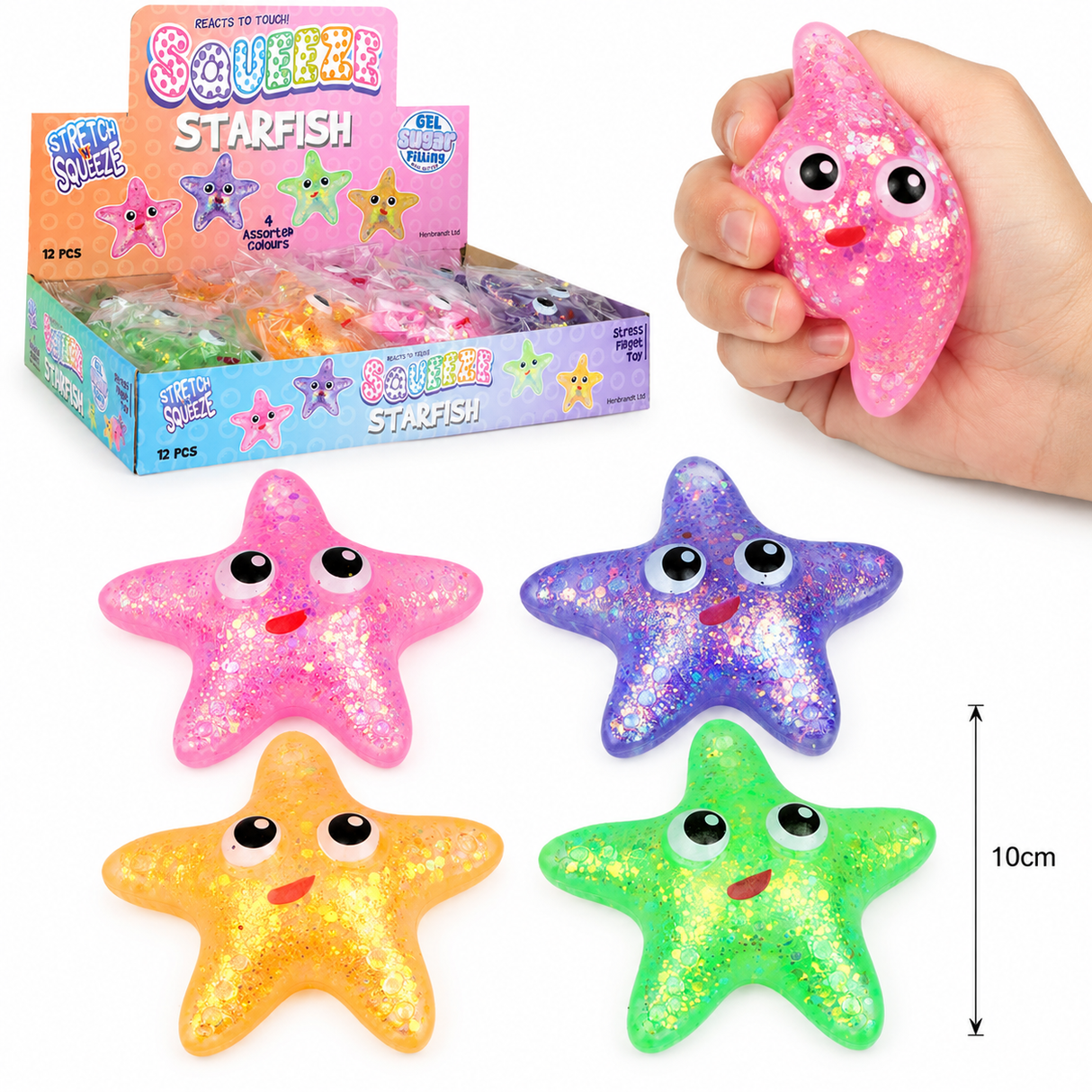 Squishy starfish sugar 10 cm