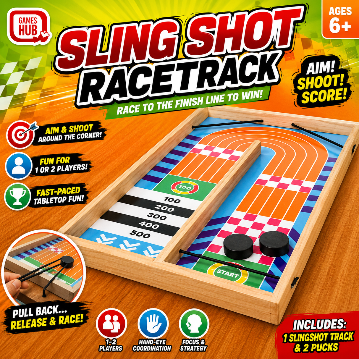 Slingshot track race
