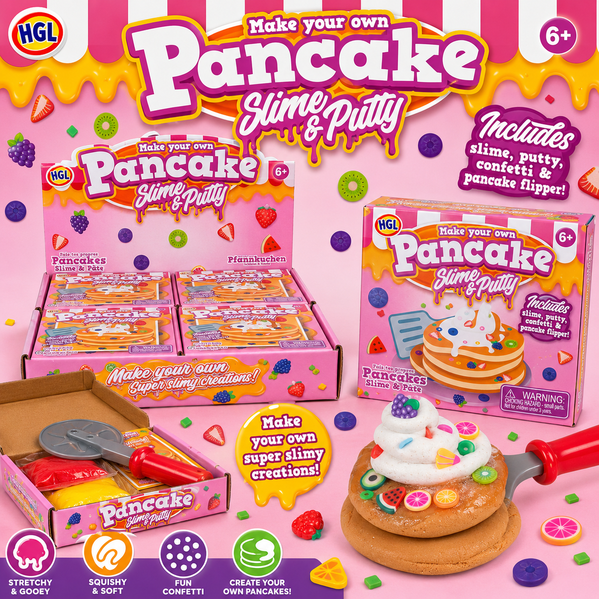 Lav dine egne pandekager - Slime & Putty