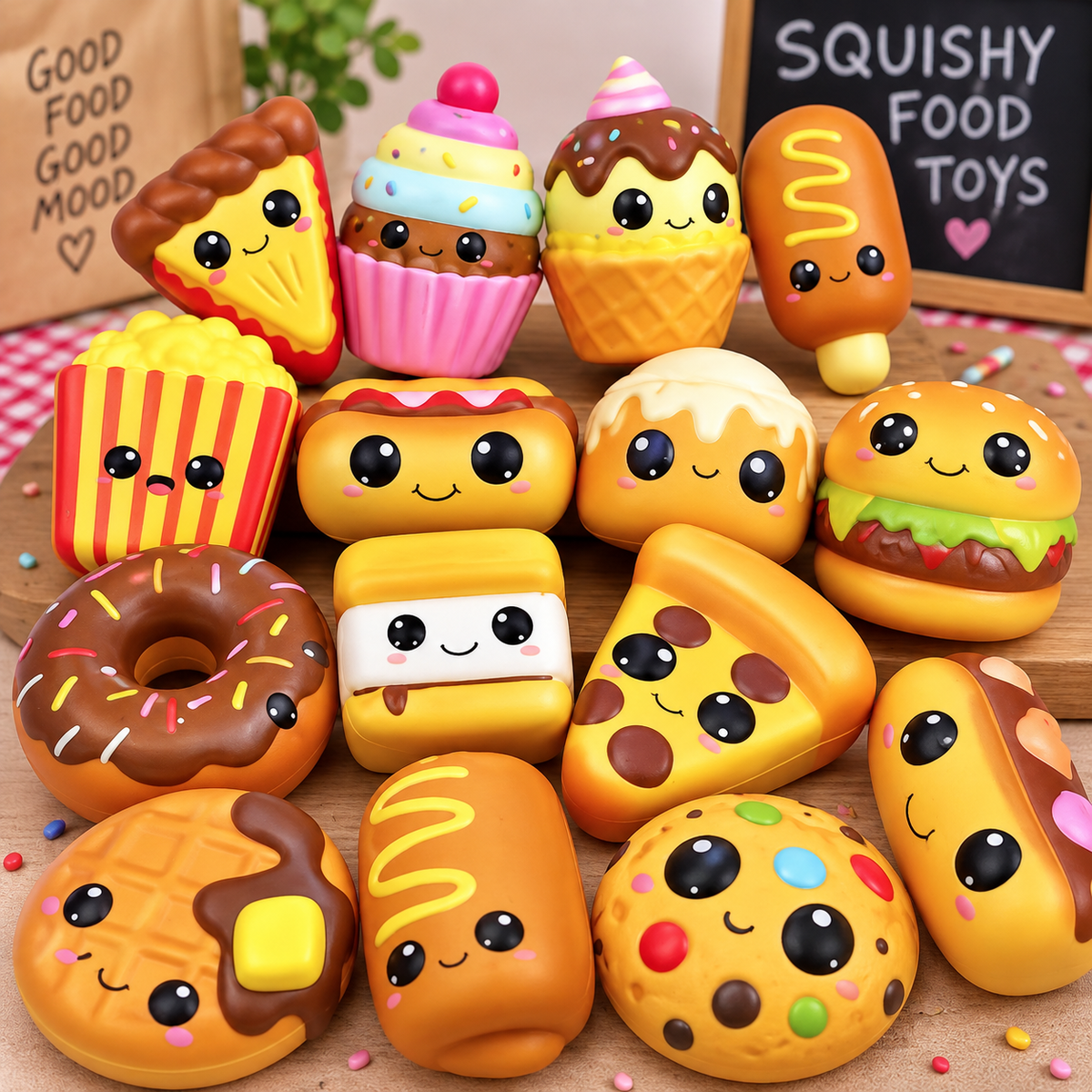 Squishy slow rising madvarer - (assorteret model)