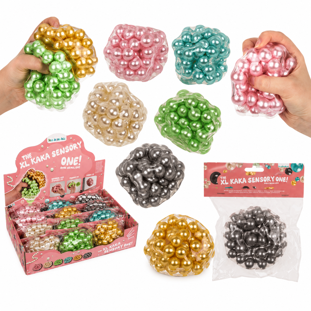 Chrunchy stress ball (assorteret farve)