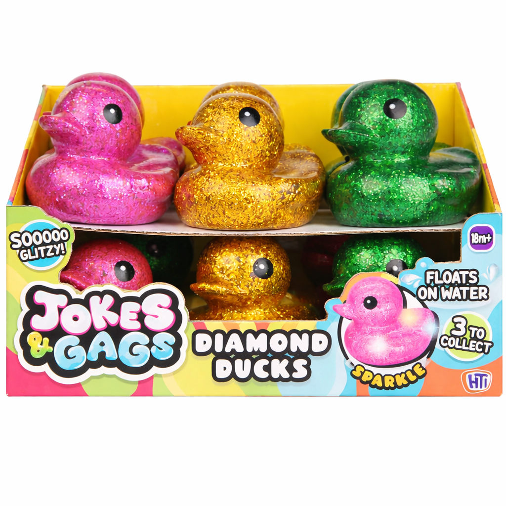 Sparkling rubber duck