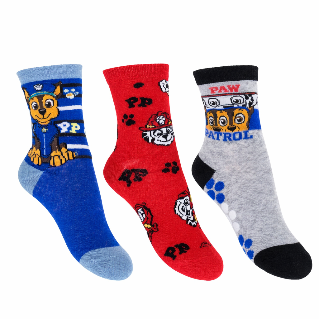 Paw Patrol 3-pack strømper (Leveres assorteret)