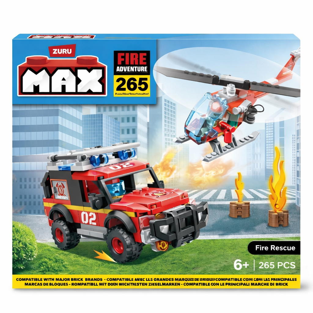 Zuru Max brandstation med 265 brikker