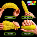 Morf Fidget worm (ass. farve)